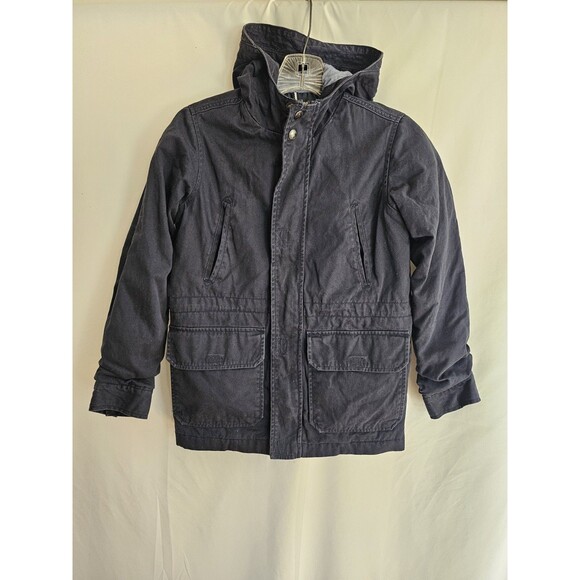 Lands' End Coat Kids Blue Squall Jacket Size Small 7 - 8 - Picture 1 of 10